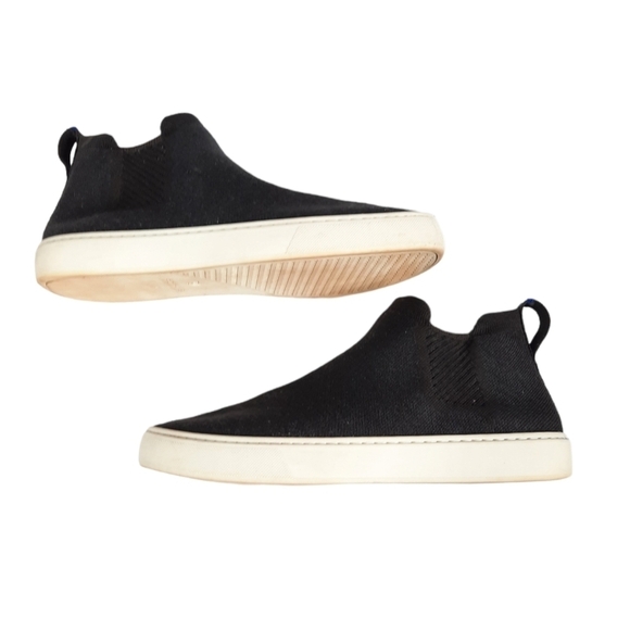Rothy's The Chelsea Black High Top Sneakers Size 10 Women's Shoes - Picture 8 of 14